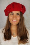 Rabionek Béret fantaisie BA22-02T rouge