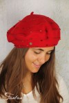 Rabionek Béret fantaisie BA22-02T rouge