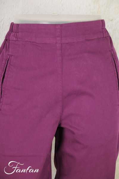 Elemente Clemente Pantalon velours côtelé Geisha long Violet