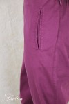 Elemente Clemente Pantalon velours côtelé Geisha long Violet