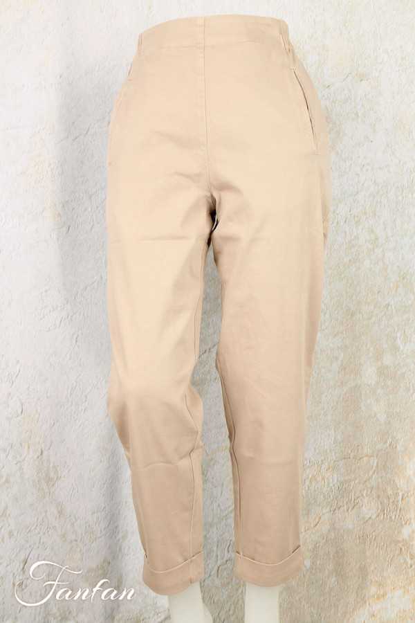 Elemente Clemente Pantalon velours côtelé Geisha long greige
