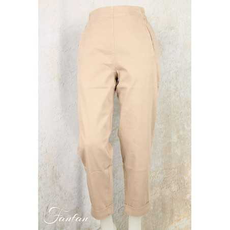 Elemente Clemente Pantalon velours côtelé Geisha long greige