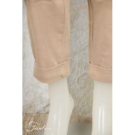 Elemente Clemente Pantalon velours côtelé Geisha long greige