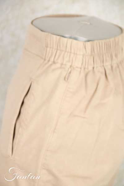 Elemente Clemente Pantalon velours côtelé Geisha long greige