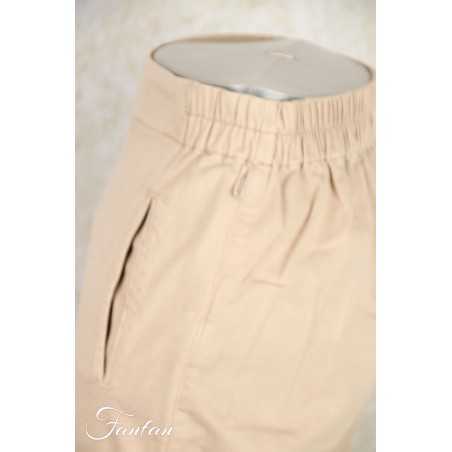 Elemente Clemente Pantalon velours côtelé Geisha long greige
