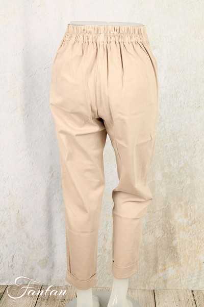 Elemente Clemente Pantalon velours côtelé Geisha long greige