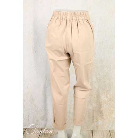 Elemente Clemente Pantalon velours côtelé Geisha long greige