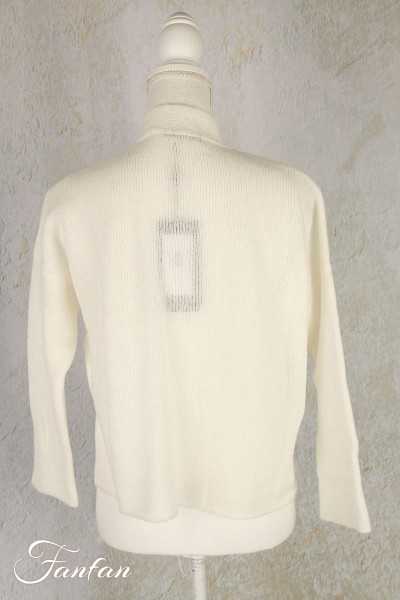 Grizas Cardigan court fantaisie 66168-R1-864 blanc cassé