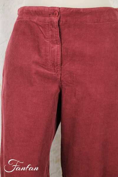 Mes Soeurs & Moi Pantalon velours côtelé Brady Dahlia