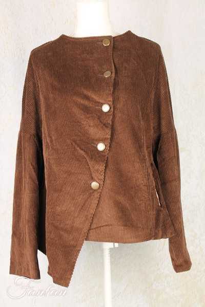 Les Ours Veste Erable Gros Velours Aubergine
