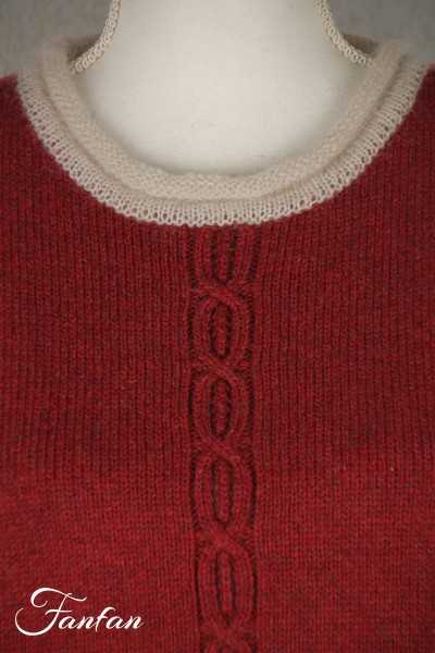 Mes Soeurs & Moi Pull Cape torsade Rockstar Dahlia