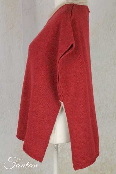 Mes Soeurs & Moi Pull Cape torsade Rockstar Dahlia