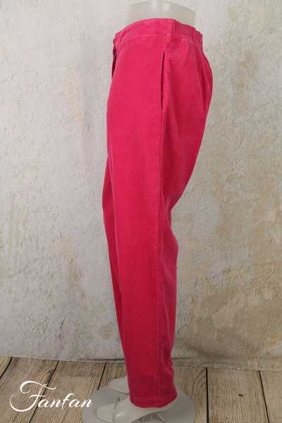 Mes Soeurs & Moi Pantalon velours côtelé Brady Fuchia Elektron