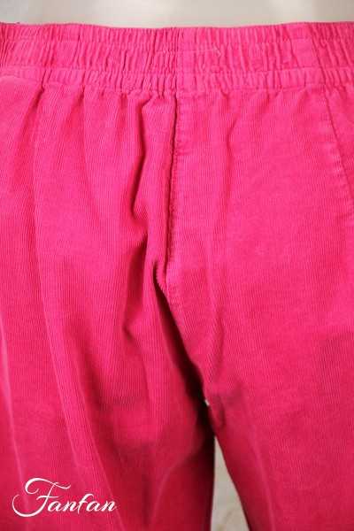 Mes Soeurs & Moi Pantalon velours côtelé Brady Fuchia Elektron