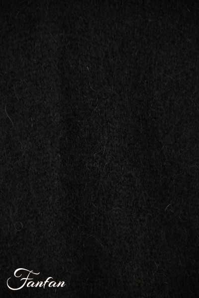 Tricot d'O Pullover noiru fait main Kid Mohair