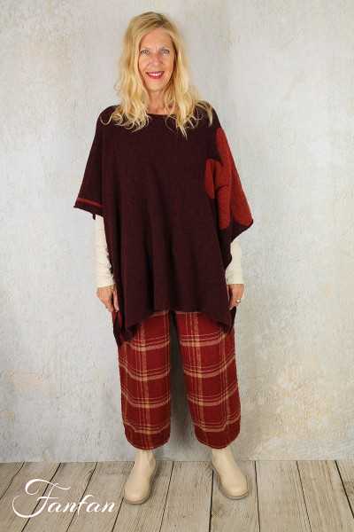 Mes Soeurs & Moi Poncho Jacquard Dahlia