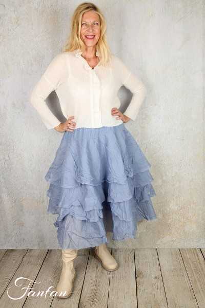 Grizas Cardigan court fantaisie 66168-R1-864 blanc cassé