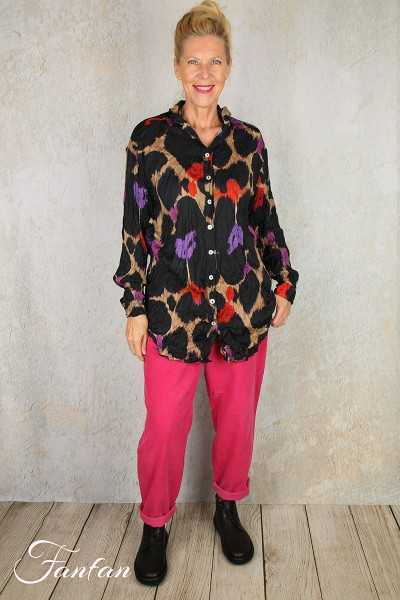 Mes Soeurs & Moi Pantalon velours côtelé Brady Fuchia Elektron