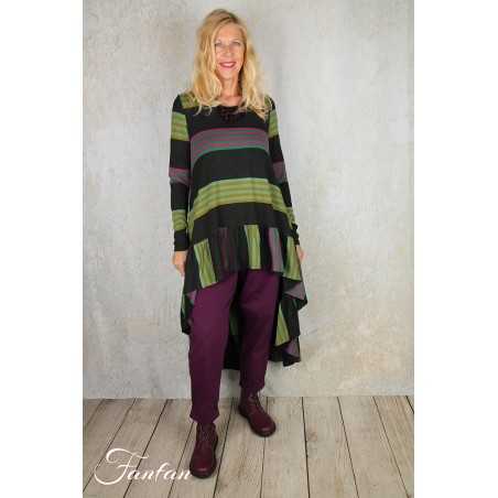 Elemente Clemente Pantalon Geisha long Violet