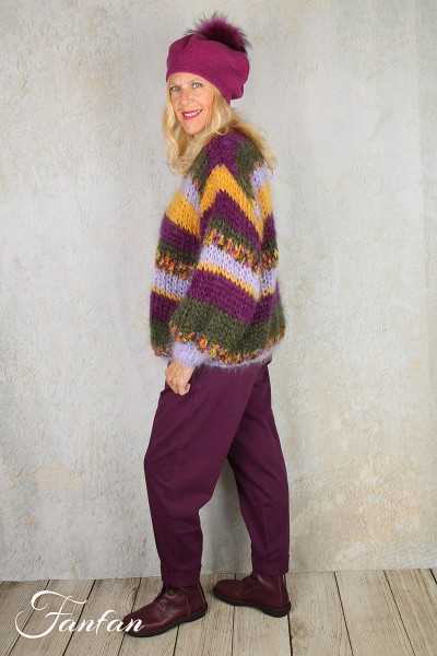 Elemente Clemente Pantalon Geisha long Violet