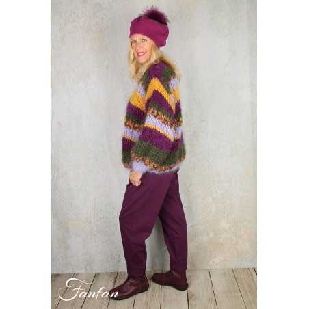 Elemente Clemente Pantalon Geisha long Violet
