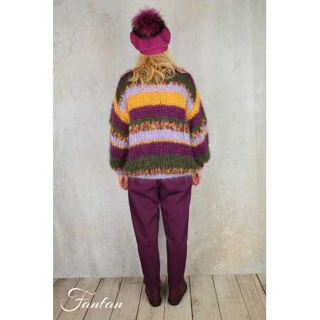Elemente Clemente Pantalon Geisha long Violet