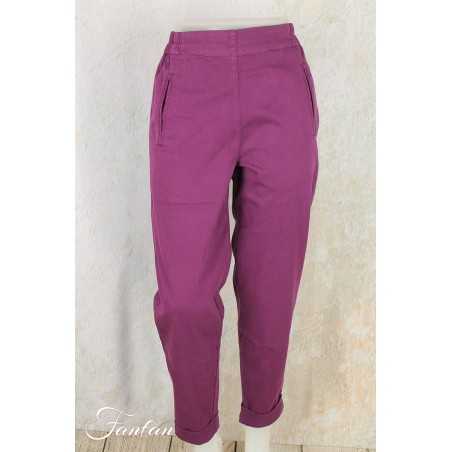 Elemente Clemente Pantalon Geisha long Violet