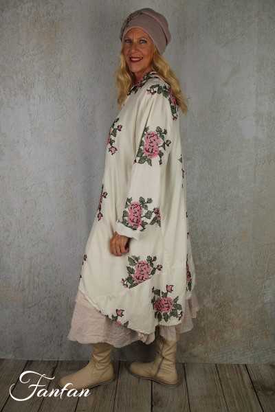 Privatsachen Blouse Origihell Schnee Petit Point en soie