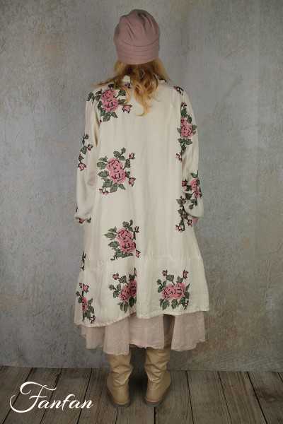Privatsachen Blouse Origihell Schnee Petit Point en soie