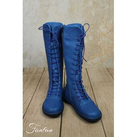 Trippen Bottes à lacets Unison bleu Kobalt