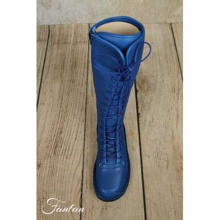 Trippen Bottes à lacets Unison bleu Kobalt