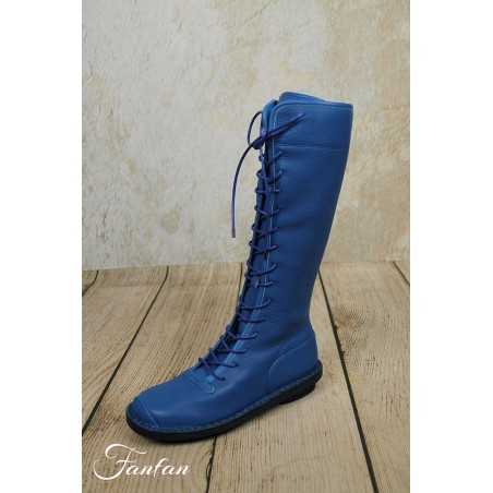 Trippen Bottes à lacets Unison bleu Kobalt