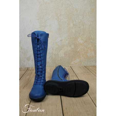 Trippen Bottes à lacets Unison bleu Kobalt