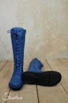 Trippen Bottes à lacets Unison bleu Kobalt