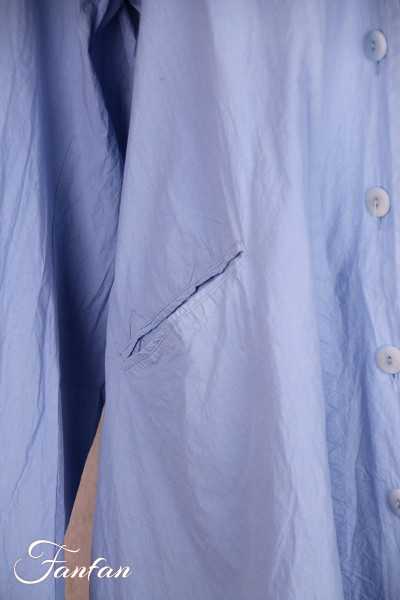 Privatsachen Manteau Frarchiv Steinblau
