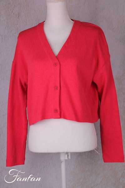 MES SŒURS & MOI Cardigan court Roussette grenade