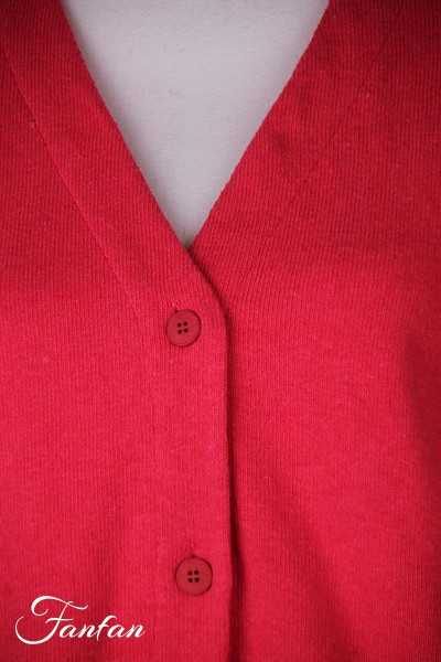 MES SŒURS & MOI Cardigan court Roussette grenade