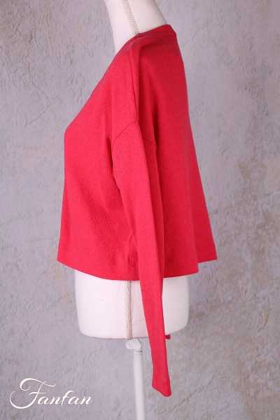 MES SŒURS & MOI Cardigan court Roussette grenade