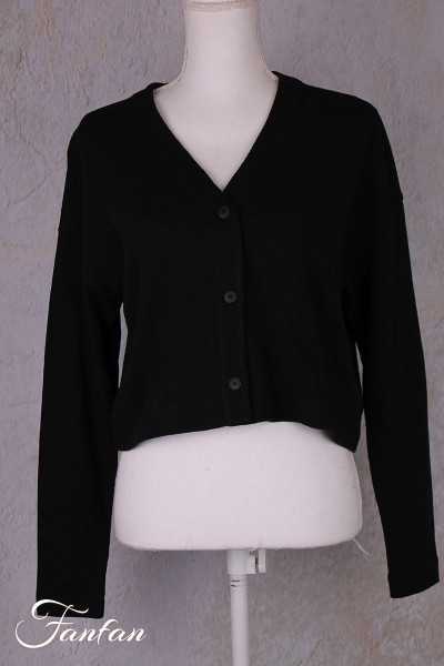 MES SŒURS & MOI Cardigan court Roussette black