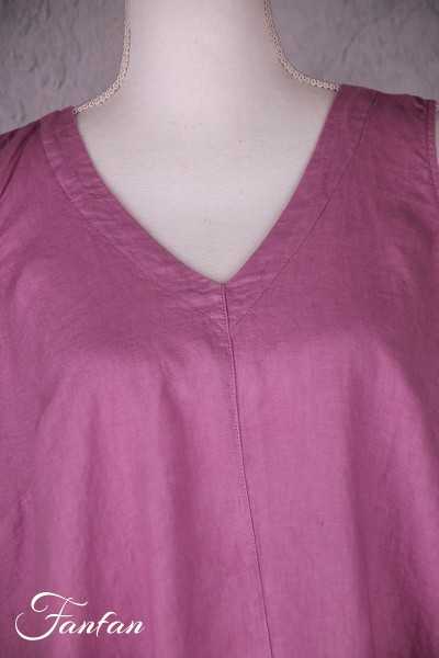 MES SŒURS & MOI Robe chasuble Anoa violette