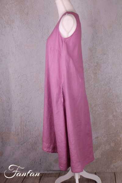 MES SŒURS & MOI Robe chasuble Anoa violette