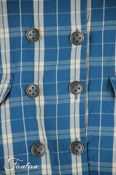 Ewa I Walla Veste Betty 66752 à carreaux