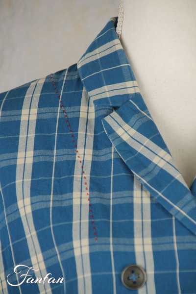 Ewa I Walla Veste Betty 66752 à carreaux