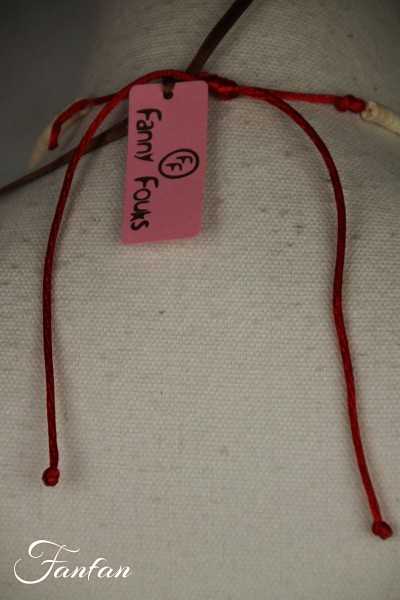 Fanny Fouks Collier sautoir Peace and love