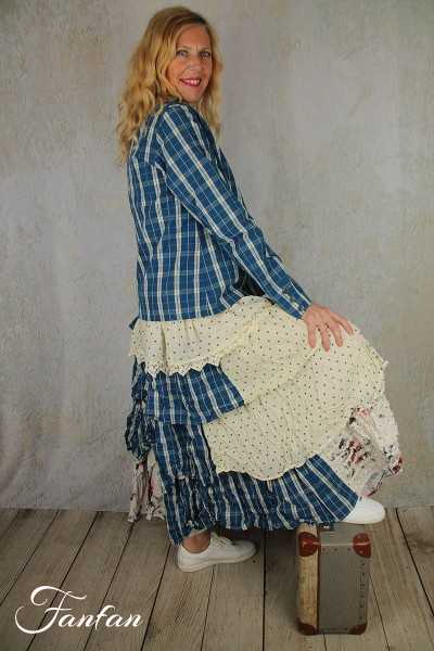 Ewa I Walla Veste Betty 66752 à carreaux