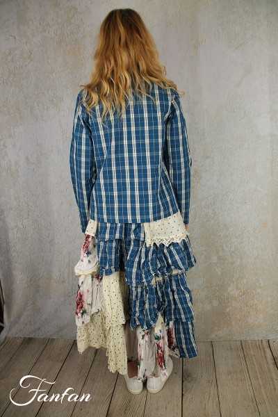 Ewa I Walla Veste Betty 66752 à carreaux