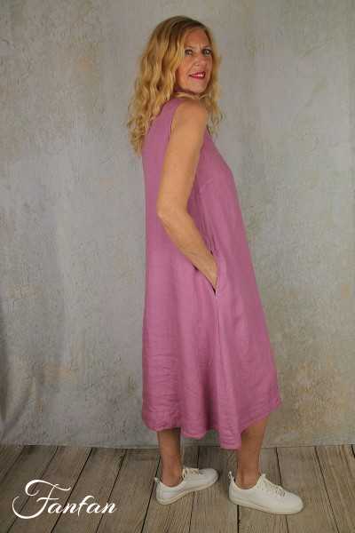 MES SŒURS & MOI Robe chasuble Anoa violette