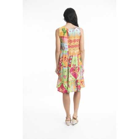 Orientique Naturally Robe Aiya Napa Layers Sleeveless 3076 Print 1