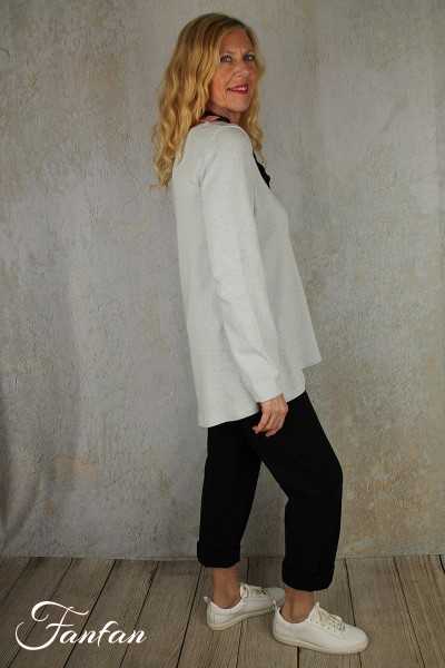 MES SŒURS & MOI Pull manches longues Rainette perle
