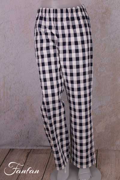 MES SŒURS & MOI Pantalon Mésange vichy azur